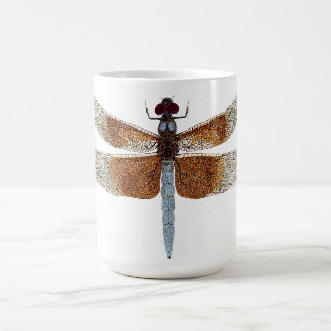 Female Widow Skimmer Dragonfly Coffee Mug (Center)