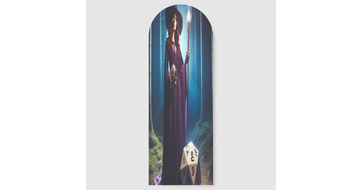 female wizard bookmarks | Zazzle