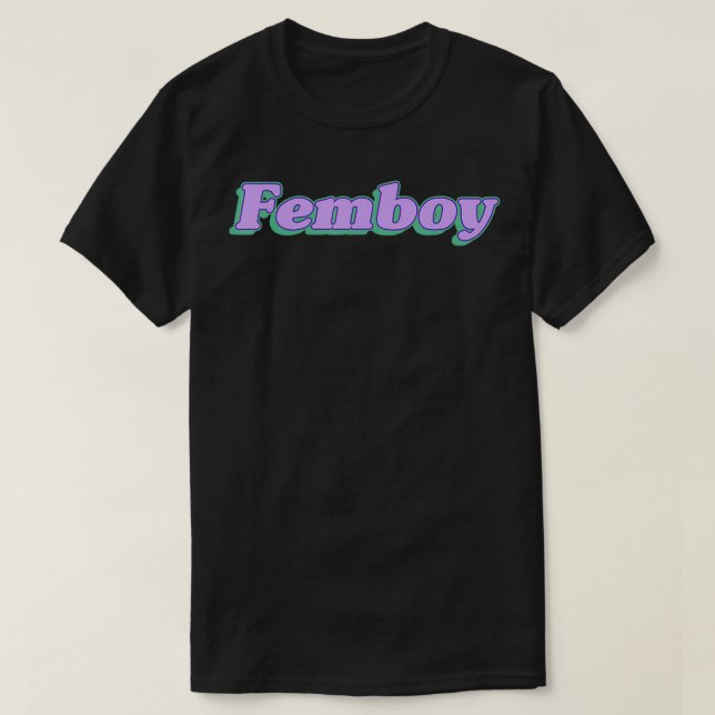 Femboy Aesthetic Crossdressing  T-Shirt (Design Front)