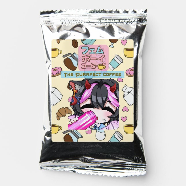 Femboy Coffee Coffee Drink Mix (Front)