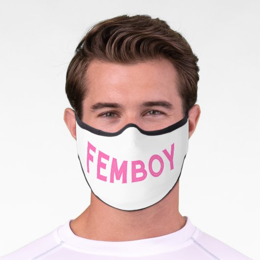 Femboy Premium Face Mask (Worn)