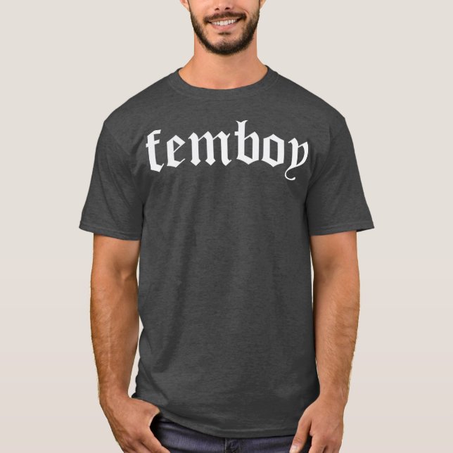 Femboy Queer Gay Aesthetic MTF LGBTQ Genderqueer T-Shirt (Front)