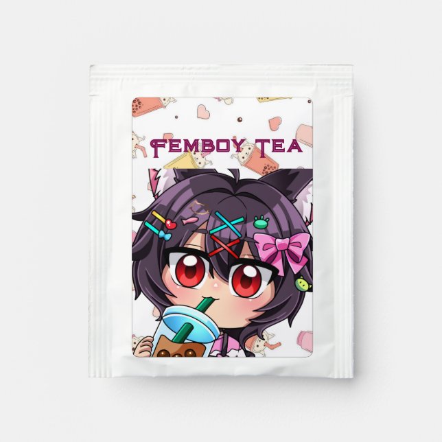 Femboy  tea bag drink mix (Front)