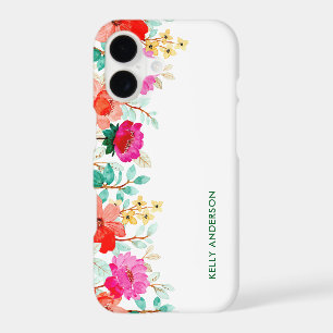 Feminine Botanical Trendy Floral Pattern Decal iPhone 17 Case