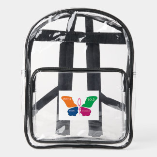 Feminine butterfly backpack