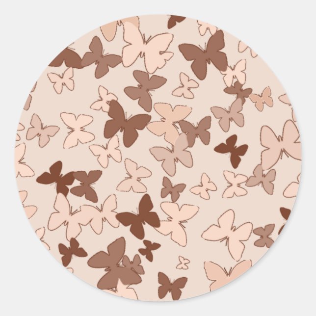 Feminine Butterfly Stickers (Front)