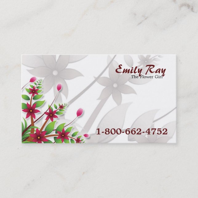 Feminine Collection Business Card (Front)
