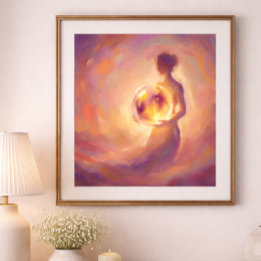 Feminine Energy Spiritual & Symbolic Poster