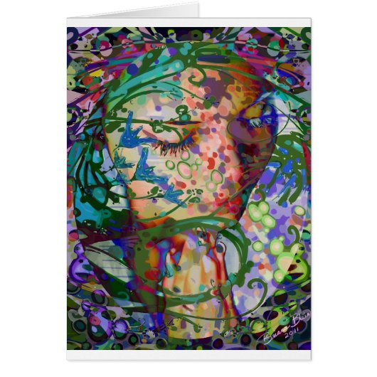 Feminine Flowers Praying Woman Flourish (Front)