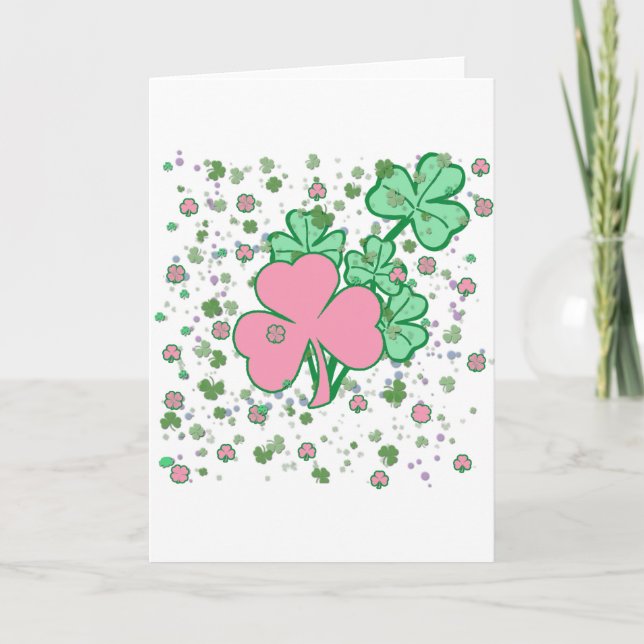 Feminine for St Patricks Day Card (Front)