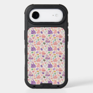 Feminine Gemstone Seamless Pattern iPhone 17 Air Case