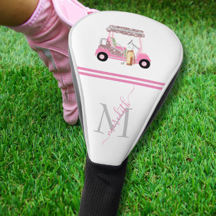 Feminine Golf Cart Personalized * Head Cover