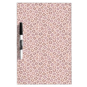 Feminine Leopard Pattern Dry Erase Board