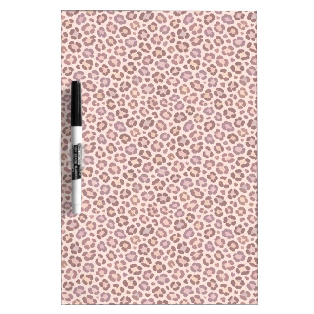 Feminine Leopard Pattern Dry Erase Board (Front)