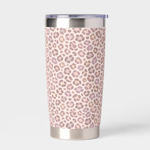 Feminine Leopard Pattern Insulated Tumbler