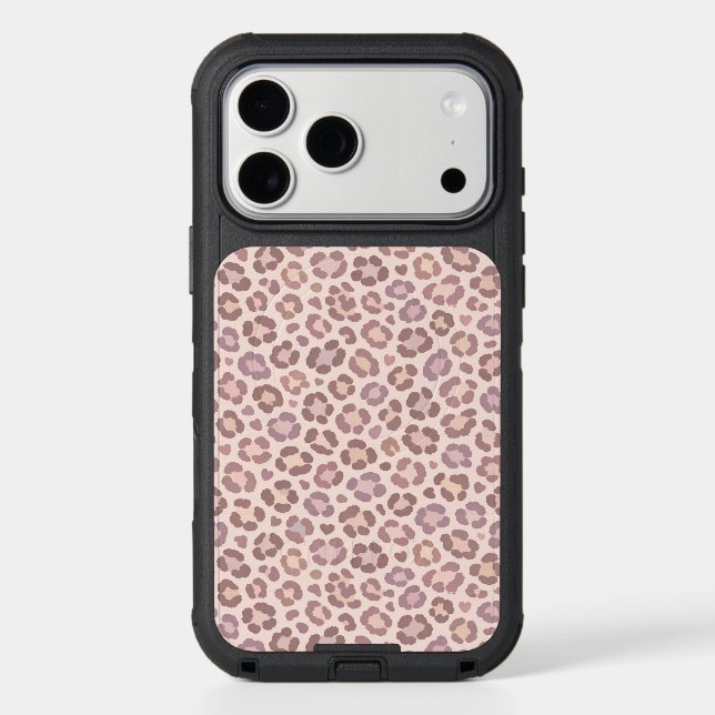 Feminine Leopard Pattern Otterbox iPhone Case (Back)
