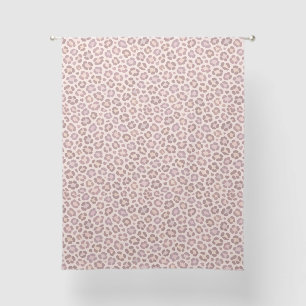 Feminine Leopard Pattern Sheer Curtains
