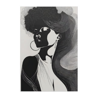 Feminine Line Acrylic Print