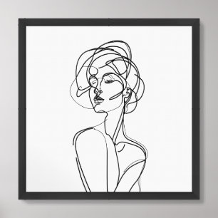 Feminine Line Framed Art