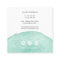 Feminine logo professional turquoise social media