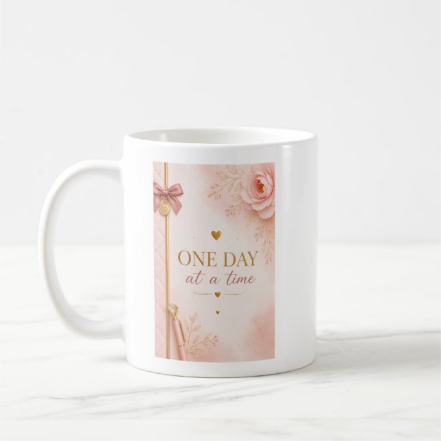 Feminine Luxury Coffee Cup  (Left)