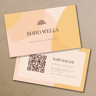 Feminine Modern Boho Business Card