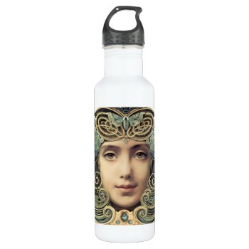 Feminine Nouveau Vintage Beauty Water Bottle by encore_arts at Zazzle
