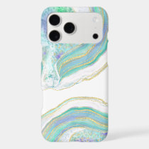 Feminine Pastel Agate Pattern iPhone 17 Pro Max Case