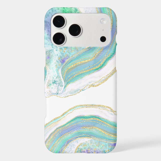 Feminine Pastel Agate Pattern Case-Mate iPhone Case (Back)