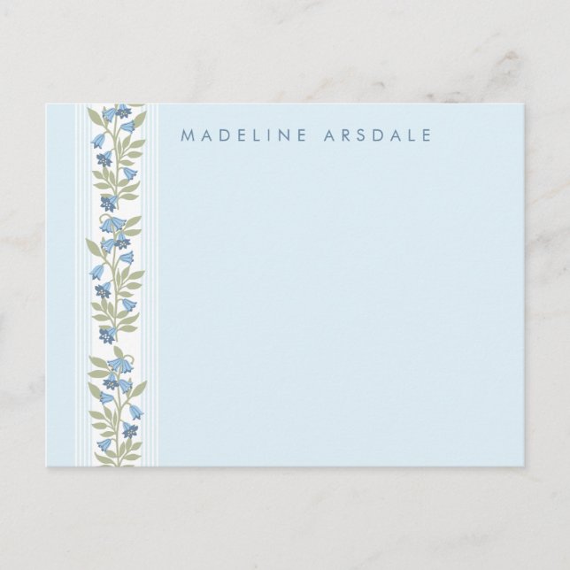 Feminine Personal Stationary Note Card (Front)