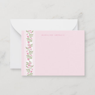 Feminine Personal Stationary Note Card