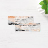 Feminine Pink, Black and White Marble Appointment (Desk)