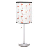 Feminine Pink Flamingo Pattern Table Lamp (Right)