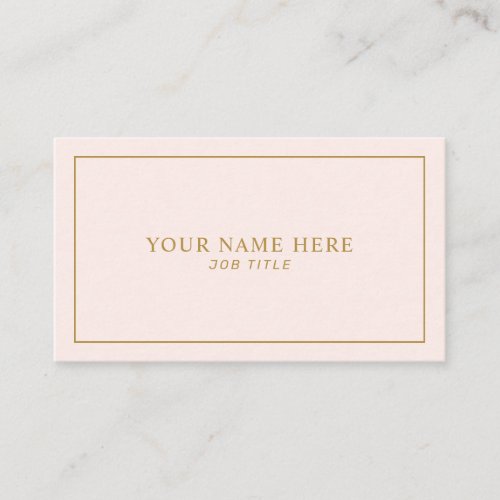 Feminine Professional Business Card Template