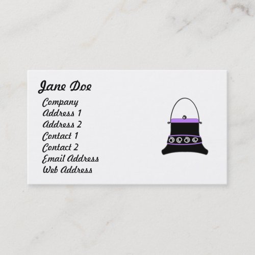 Feminine Purple Business Cards