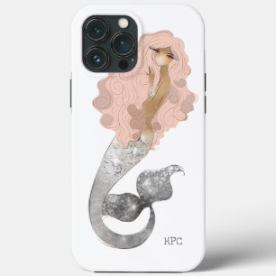 Feminine Sea Goddess Mermaid with Monogram iPhone 13 Pro Max Case