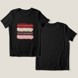 Feminine Stripes Coffee Mom Quote Tri-Blend Shirt