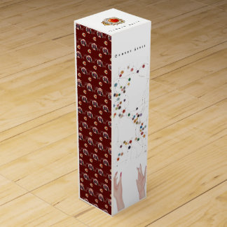 Feminine Surrealism in Warm Tones Wine Box
