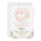 Feminine Swan Princess Pink Gold Baby Shower
