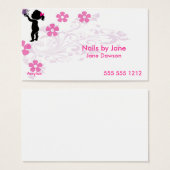 Feminine Touch - pink & black (Front & Back)