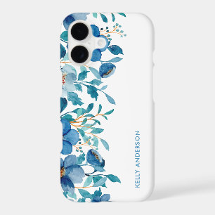 Feminine Trendy Monogrammed Botanical  iPhone 17 Case