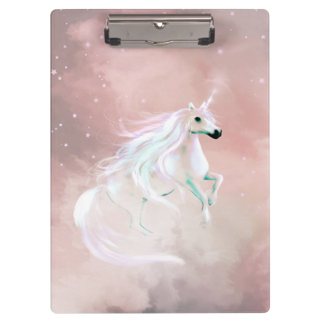 Feminine unicorn clipboard (Front)
