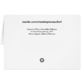 Feminine Wave, Hokusai Japanese Fine Art (Back Horizontal)