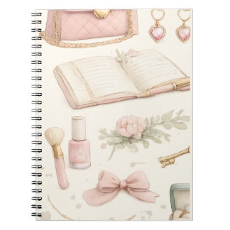 feminine woman notebook