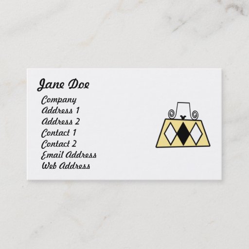 Customizable Feminine Yellow Business Cards