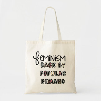 Feminism: Back By Popular Demand Budget Tote Bag