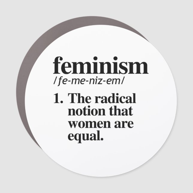 Feminism Definition Car Magnet (Front)