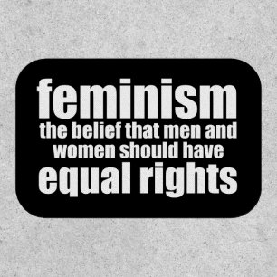 Feminism Definition Equal Rights for Women Patch