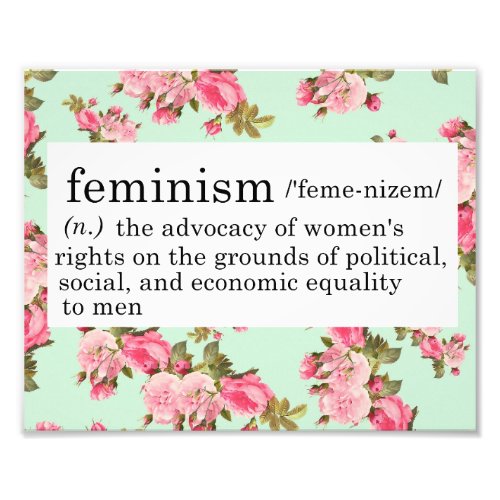 Feminism Definition Print