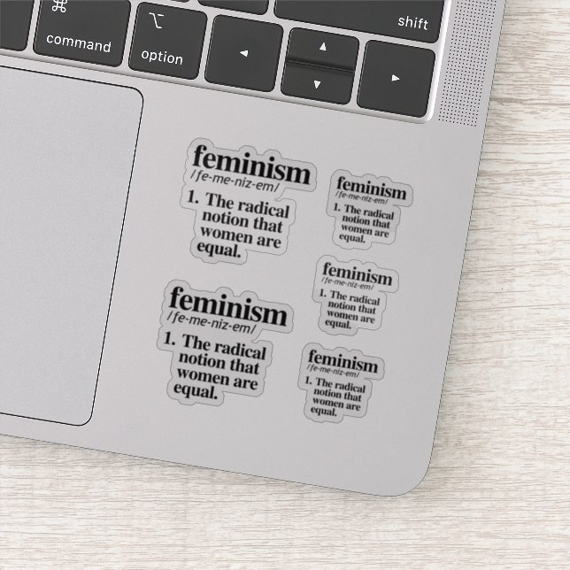 Feminism Definition Sticker (Detail)
